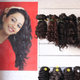 Salon Chez Aida, in Dakar, with Indian hair bundles on display.